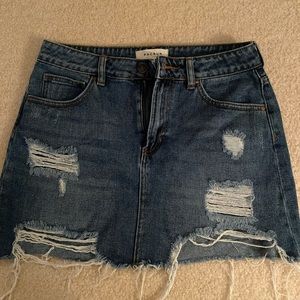PacSun Jean skirt